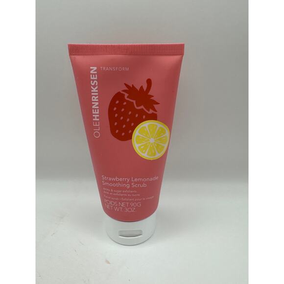 OLEHENRIKSEN 10%‎ AHA Strawberry Lemonade Smoothing Scrub​ 30 oz. BNWOB - Picture 3 of 7